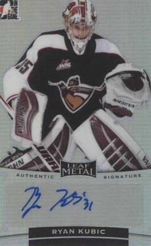 2014-15 In The Game Leaf Metal - Ryan Kubic #BA-RK2