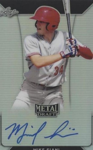 2018 Leaf Metal Draft - Mike Siani #BA-MS1