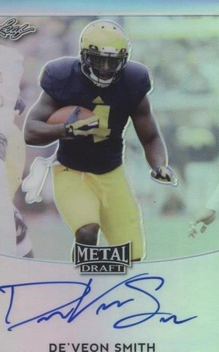 2017 Leaf Metal Draft De'veon Smith #BA-DVS