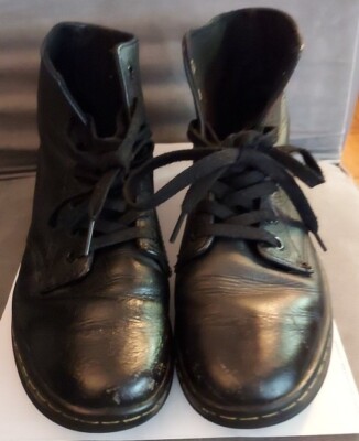 Doc Martens AirWair Bouncing Soles Boots Black Size 8 Boots