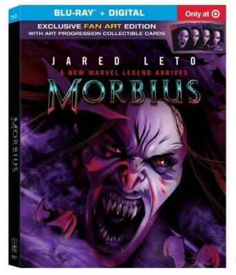 Morbius (Blu-ray + Digital) Target Exclusive Fan Art Edition - New Sealed !!!