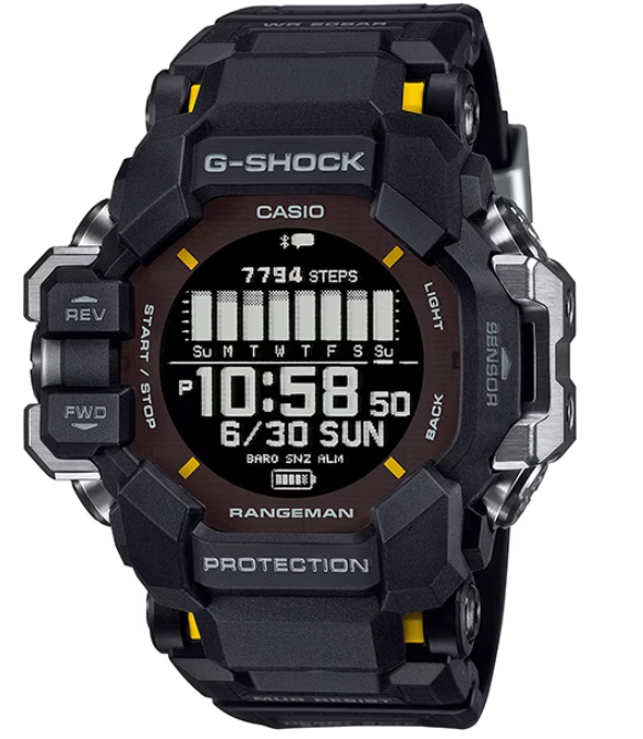 Pre-owned Casio G-shock Gpr-h1000-1jr Tough Watch Japan