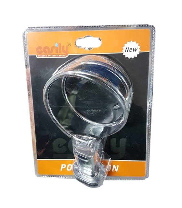 Supporto A Parete Muro Porta Phon Asciugacapelli Fissaggio Viti Colla Cromat dfh