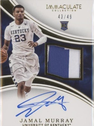 2016-17 Panini Immaculate Collection Collegiate - Jamal Murray #43