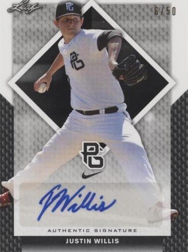 2016 Leaf Perfect Game National Showcase - Justin Willis #BA-037