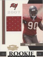 2007 Donruss Threads Gaines Adams #RCM-34