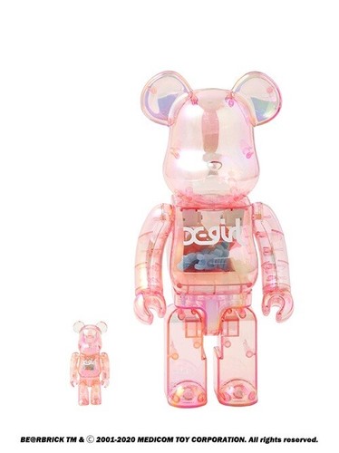 MEDICOM TOY - X-girl × BE＠BRICK 400％ & 100% medicom bearbrick x-girl 400 / 100 Pink READ DESCRIPTION | eBay
