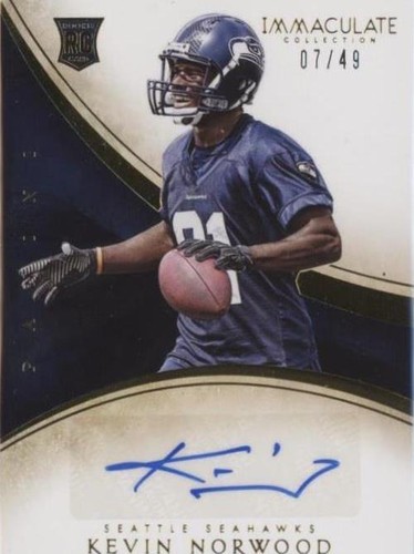 2014 Panini Immaculate Collection Kevin Norwood #179