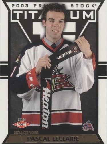 2002-03 Pacific Private Stock Titanium - Pascal Leclaire #110