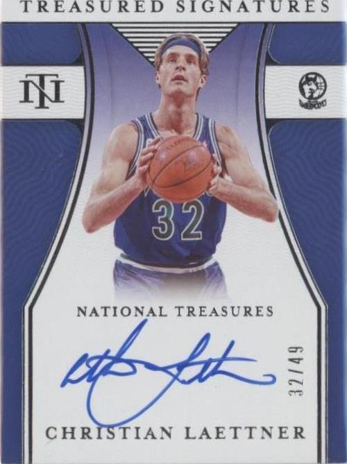 Panini National Treasures 2021-22 - Christian Laettner #TS-CLT