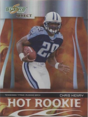 2007 Score Select Chris Henry #HR-15