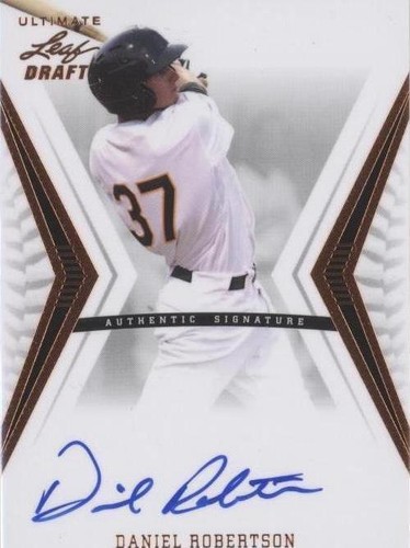2012 Leaf Ultimate Draft - Daniel Robertson #BA-DR1