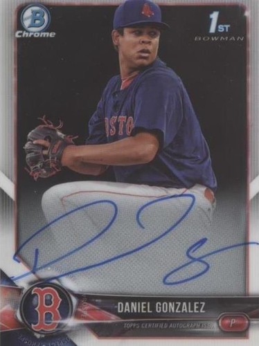 2018 Bowman Chrome - Daniel Gonzalez #CPA-DG