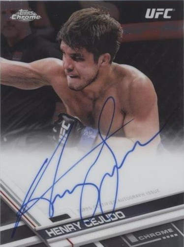 2017 Topps Chrome UFC - Henry Cejudo #FA-HC