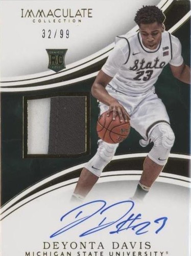2016-17 Panini Immaculate Collection Collegiate - Deyonta Davis #50