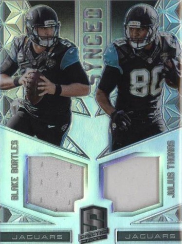 2016 Panini Spectra Blake Bortles Julius Thomas #13