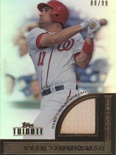 2012 Topps Tribute - Ryan Zimmerman #TSR-RZ