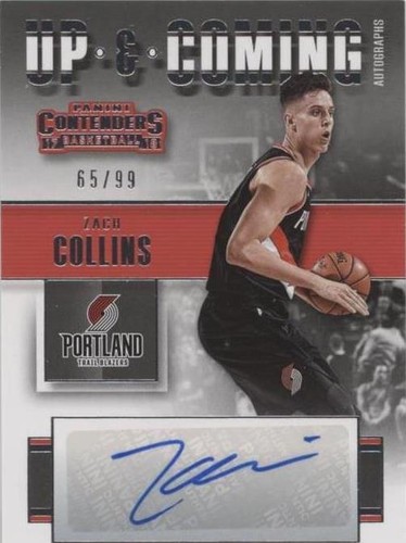 2017-18 Panini Contenders - Zach Collins #UC-ZCL