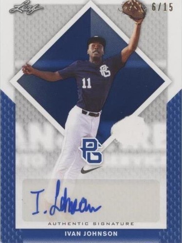 2016 Leaf Perfect Game National Showcase - Ivan Johnson #BA-068