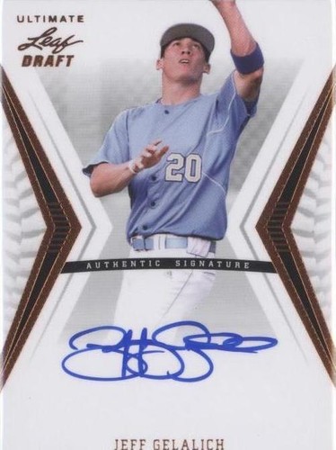 2012 Leaf Ultimate Draft - Jeff Gelalich #BA-JG2