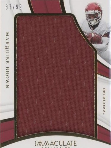 2019 Panini Immaculate Collection Collegiate Marquise Brown #25