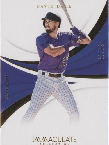2018 Panini Immaculate Collection - David Dahl #142