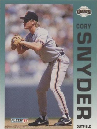 1992 Fleer Update - Cory Snyder #U-130