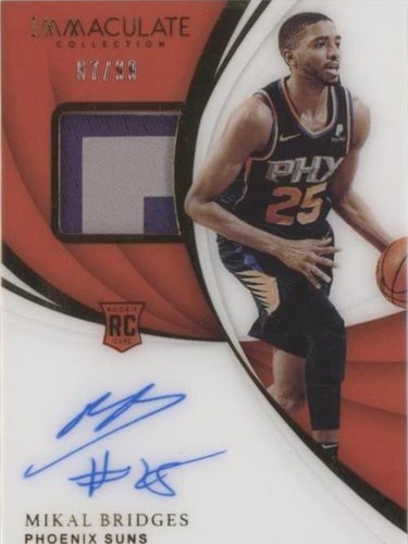 2018-19 Panini Immaculate Collection - Mikal Bridges #128