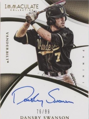 2015 Panini Immaculate Collection Collegiate - Dansby Swanson #DS