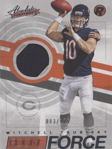 2017 Panini Absolute Mitchell Trubisky #28