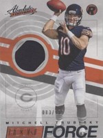 2017 Panini Absolute Mitchell Trubisky #28