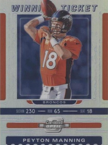 2019 Panini Contenders Optic Peyton Manning #WT-PM1