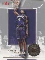 2000-01 Fleer Authority - Chris Webber #74