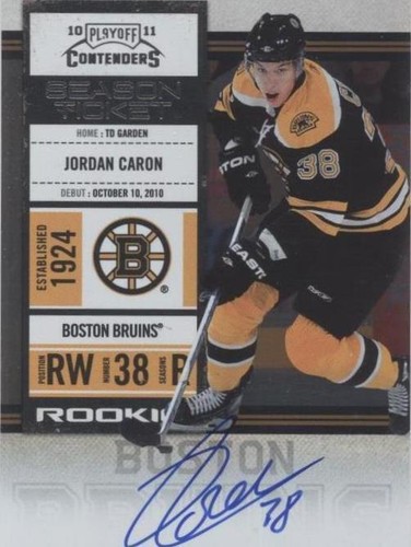 2010-11 Panini Playoff Contenders - Jordan Caron #119