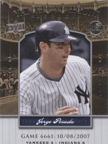2008 Upper Deck - Jorge Posada #YSL6661