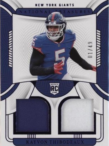 2022 Panini National Treasures Kayvon Thibodeaux #RDM-KTH