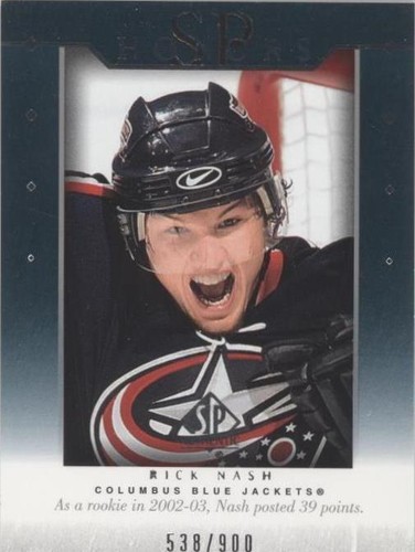 2003-04 SP Authentic - Rick Nash #H21