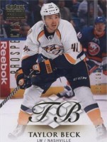 2013-14 Fleer Showcase - Taylor Beck #33
