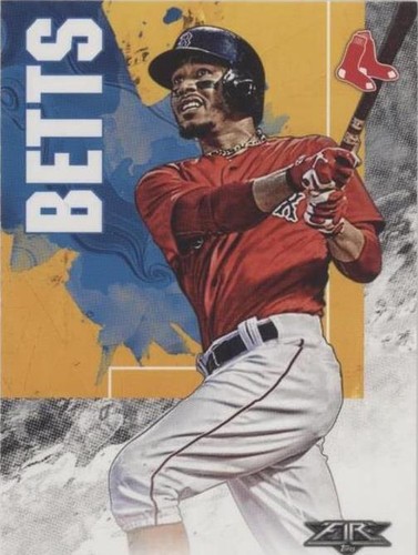 2019 Topps Fire - Mookie Betts #186
