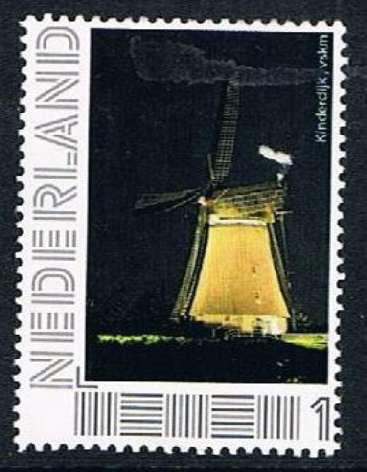 Niederlande - Personaliserte Marke - WindmÃ¼Hle Kinderdijk - Unesco Welterbe