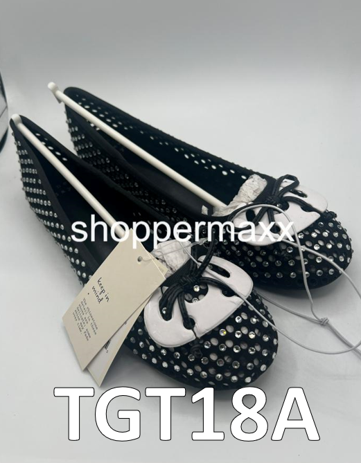 Women's Minnie Ballet Flats - A New Day, Black, Size 7.5