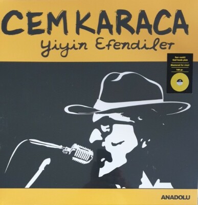 CEM KARACA - YIYIN EFENDILER | LIMITED EDT. YELLOW VINYL | LP PLAK | TÜRKISCH