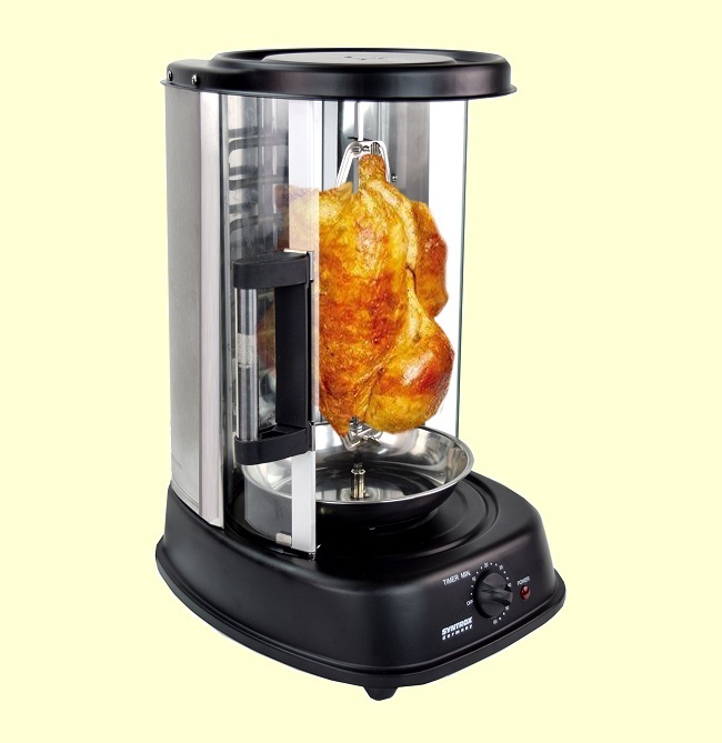 DÖNERGRILL ROTISSERIE GYROSGRILL HÄHNCHENGRILL TISCHGRILL 1500B SYNTROX
