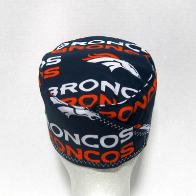 Denver Broncos Mens Surgical Scrub Hat, Skull Cap, Chemo Hat