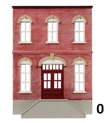O Scale - Factory Front with Steps - FRONT ONLY - OGR-42