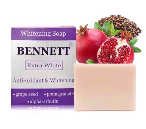 3x pcs BENNETT Soap x 130gram Extra White Antioxidant