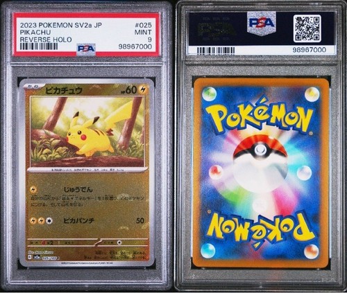 2023 Pokemon SV2a Japanese #025 Pikachu Reverse Holo PSA 9