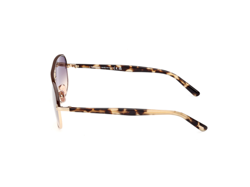 Pre-owned Tom Ford Authentic  Maxwell Sunglasses Ft1019-28f Brown W/ Gold Lens 59mmnew