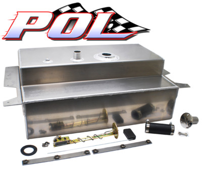 Performance Online 55-59 Chevy Truck 19 Gallon Aluminum Fuel Gas Tank Combo Kit
