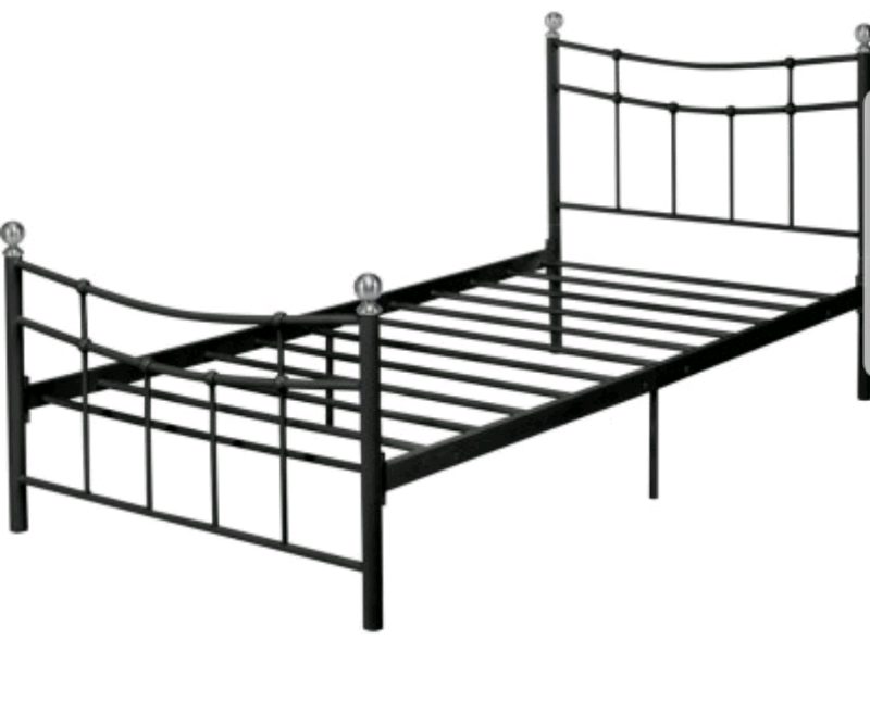 Brand new black single metal bed frame in Great Barr, West Midlands